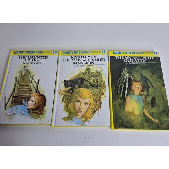 Nancy Drew Mystery Stories Flashlight Series Lot Of 3 Series 15, 18, And 21 - Picture 6 of 9
